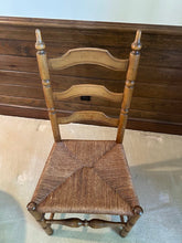 Load image into Gallery viewer, Lynn Farm Ladder-Back Chair with Rush Seat
