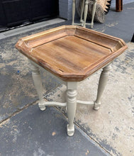 Load image into Gallery viewer, Pier 1 “Amelia” Square Side Table – Distressed Two-Tone Wood Finish - 3 Available
