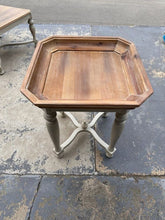 Load image into Gallery viewer, Pier 1 “Amelia” Square Side Table – Distressed Two-Tone Wood Finish - 3 Available
