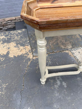 Load image into Gallery viewer, Pier 1 “Amelia” Console Table – Distressed Wood &amp; Cream Two-Tone Finish
