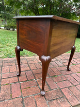 Load image into Gallery viewer, Henkel Harris Solid Mahogany Lowboy with Carved Fan Drawer

