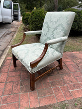 Load image into Gallery viewer, Chippendale Revival Carved Armchair with Acanthus Detail
