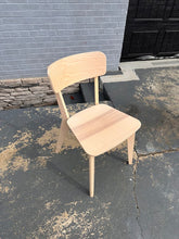 Load image into Gallery viewer, Natural Ash Wood Chair – Minimalist Scandinavian Design by IKEA (Lisabo Collection)
