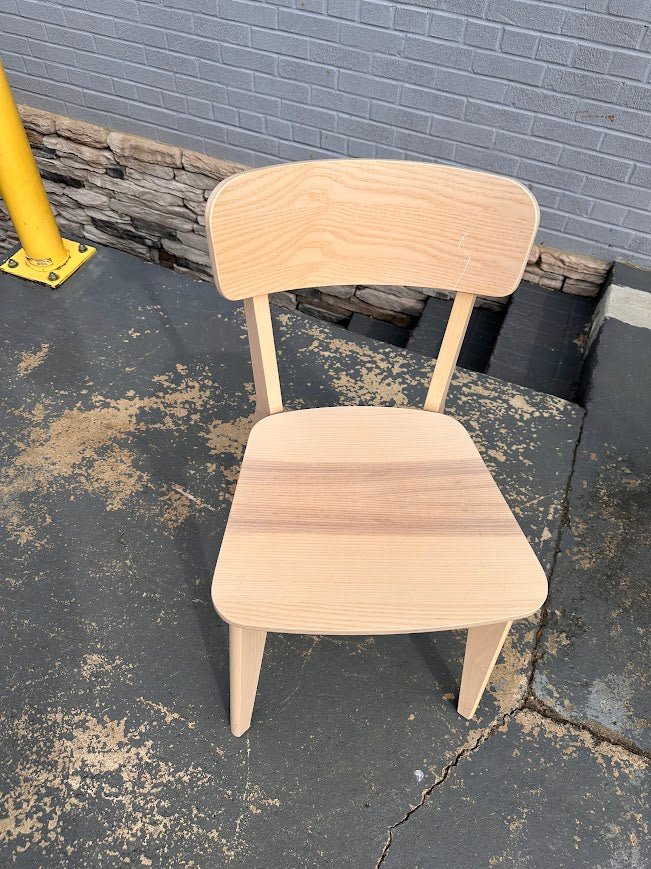 Natural Ash Wood Chair – Minimalist Scandinavian Design by IKEA