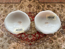 Load image into Gallery viewer, Lenox “Symphony” Porcelain Candlestick Holders – Pair of Ivory &amp; 24K Gold Trim Candle Holders, Made in USA
