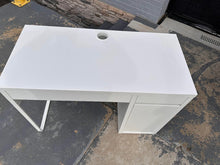 Load image into Gallery viewer, IKEA MICKE White Desk with Drawer Unit
