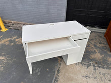 Load image into Gallery viewer, IKEA MICKE White Desk with Drawer Unit
