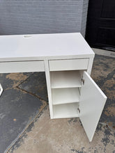 Load image into Gallery viewer, IKEA MICKE White Desk with Drawer Unit
