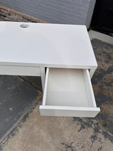 Load image into Gallery viewer, IKEA MICKE White Desk with Drawer Unit
