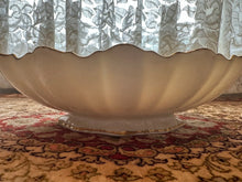 Load image into Gallery viewer, Lenox Symphony Scalloped Edge Footed Bowl – Ivory Porcelain with 24K Gold Trim, Made in USA
