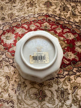 Load image into Gallery viewer, Lenox Serenade Fluted Bowl – 5.25&quot; Ivory Porcelain with Bird &amp; Floral Design and 24K Gold Trim, Made in USA
