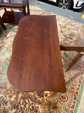 Load image into Gallery viewer, Mahogany Folding Game Table with Swing-Leg Support
