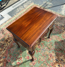 Load image into Gallery viewer, Henkel Harris Solid Mahogany Lowboy with Carved Fan Drawer

