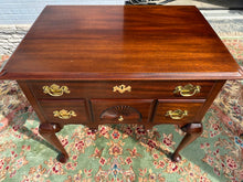 Load image into Gallery viewer, Henkel Harris Solid Mahogany Lowboy with Carved Fan Drawer
