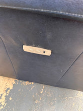 Load image into Gallery viewer, La-Z-Boy Navy Leather Power Reclining Sofa – Premium Comfort &amp; Classic Style
