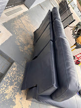 Load image into Gallery viewer, La-Z-Boy Navy Leather Power Reclining Sofa – Premium Comfort &amp; Classic Style
