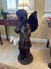 Load image into Gallery viewer, Carved Wooden Angel Playing Violin - Just Arrived
