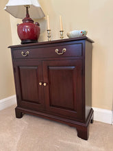 Load image into Gallery viewer, Thin Cherry Console Cabinet
