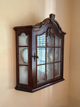 Load image into Gallery viewer, Royal Bryant Dutch Walnut Wall Hanging Display Cabinet
