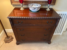 Load image into Gallery viewer, Mahogany Smaller Gulf 4-Drawer Chest of Drawers
