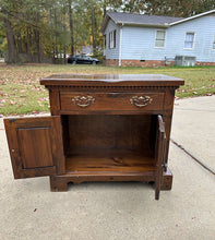 Load image into Gallery viewer, Bennington Pine Nightstand with Lower Cabinet – Solid Craftsmanship
