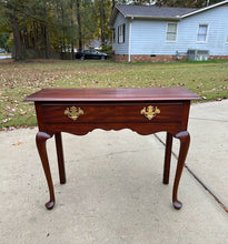 Load image into Gallery viewer, Henkel Harris Genuine Mahogany Console Table – Heirloom Quality (1993)
