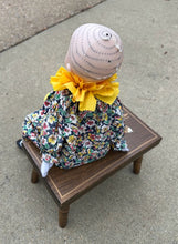 Load image into Gallery viewer, Vintage Clown Shelf Sitter Doll – 25” Handcrafted Fabric Clown with Painted Face, Pom-Pom Accents &amp; Whimsical Charm
