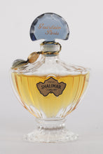 Load image into Gallery viewer, Vintage Guerlain Shalimar Parfum – Classic Glass Bottle with Blue Stopper
