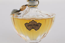 Load image into Gallery viewer, Vintage Guerlain Shalimar Parfum – Classic Glass Bottle with Blue Stopper
