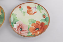 Load image into Gallery viewer, Set of 4 Vintage Richard Ginori Hand-Painted Floral Plates – Italy, 8.5&quot; Porcelain with Gilt Trim
