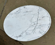 Load image into Gallery viewer, Victorian-Style Marble Top Parlor / Tea / Entry Table – 27.5” Tall
