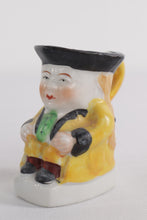Load image into Gallery viewer, Set of 3 Vintage Miniature Toby Jugs – Hand-Painted Ceramic Pitchers, Made in Japan
