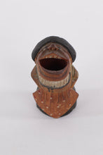 Load image into Gallery viewer, Vintage Hand-Carved Wooden Laughing Figures – &quot;You &amp; Me&quot; Folk Art Couple – 3.5” Tall
