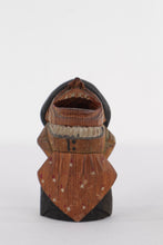 Load image into Gallery viewer, Vintage Hand-Carved Wooden Laughing Figures – &quot;You &amp; Me&quot; Folk Art Couple – 3.5” Tall
