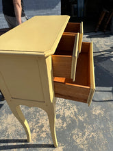 Load image into Gallery viewer, Elegant Yellow Console Table with Long Cabriole Legs
