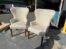Load image into Gallery viewer, Designer Upholstered Wing Chairs by Jessica Charles
