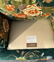 Load image into Gallery viewer, Green Chinoiserie Upholstered Lounge Chair by Laine of Hickory
