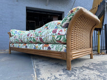 Load image into Gallery viewer, Lane Venture Floral Upholstered Rattan Sofa
