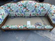 Load image into Gallery viewer, Lane Venture Floral Upholstered Rattan Sofa
