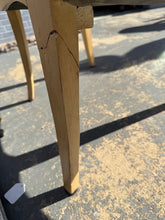 Load image into Gallery viewer, Early 1900s Carved Hotel Lobby Settee with Custom Upholstery
