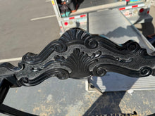 Load image into Gallery viewer, Black Savonarola (Dante) Chair with Leopard Upholstery
