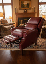 Load image into Gallery viewer, Bradington-Young Red Leather Recliner
