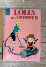 Load image into Gallery viewer, Lot of 3 Vintage Dell Comics — Lolly and Pepper (1950s–1960s) | Pete Hansen Art | Classic Family Humor

