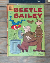 Load image into Gallery viewer, Lot of 4 Vintage Dell “Beetle Bailey” Comics (1950s–1960s) | Mort Walker | Classic Army Humor
