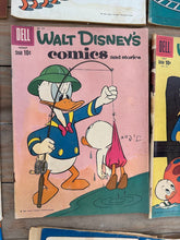 Load image into Gallery viewer, Dell “Walt Disney’s Donald Duck” &amp; “Walt Disney’s Comics and Stories” Comic Lot (1950s–1960s) – 12 Classic Issues
