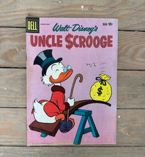 Load image into Gallery viewer, 1960 Dell “Uncle $crooge” March–May Issue No. — Walt Disney Comic — Still 10¢ Cover
