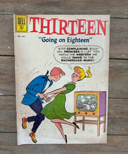 Load image into Gallery viewer, Dell “THIRTEEN – Going on Eighteen” (Feb–Apr, 15¢) – Classic Teen Romance/Comedy Comic
