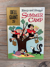 Load image into Gallery viewer, Dell Giant No. 34 — “Nancy and Sluggo: Summer Camp” (1960) – Large 25¢ Edition – Classic Bushmiller Humor
