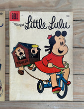 Load image into Gallery viewer, Dell Comics Lot (3 Issues) – Little Lulu ×2 + Angel ×1 – Classic 10¢ Kids’ Humor – 1950s/60s

