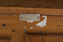 Load image into Gallery viewer, Antique Oak Ice Box Four Door Zinc Lined Refrigerator Original Hardware
